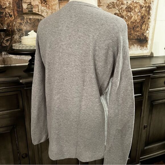 LOFT Gray Sweater Long Drop Sleeve size XS - Picture 3 of 9